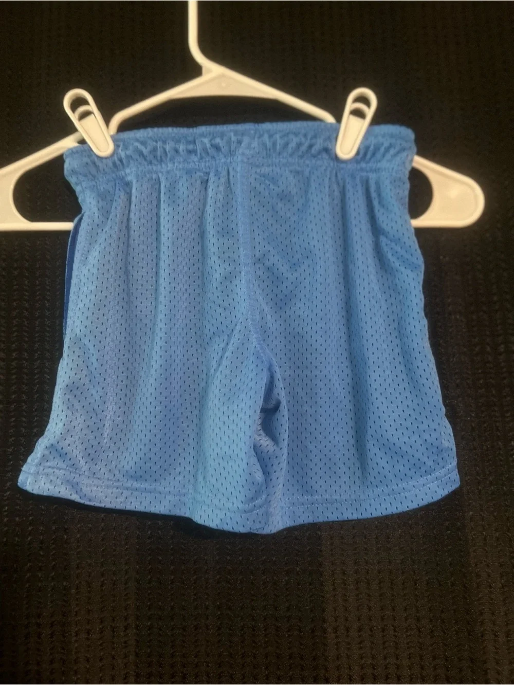 2 Pairs Athletic Works Mesh Drawstring Boy’s Shorts - Blue and Black Colors
